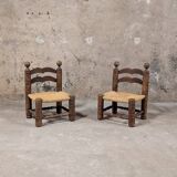 Pair of low chairs