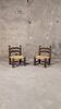 Pair of low chairs