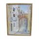 Painting of a Provencal village, southern France