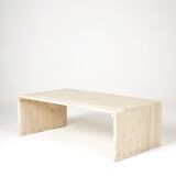 Vintage coffee table in travertine 1970s