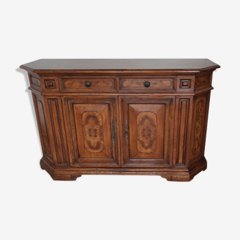 2-door walnut buffet Tonges