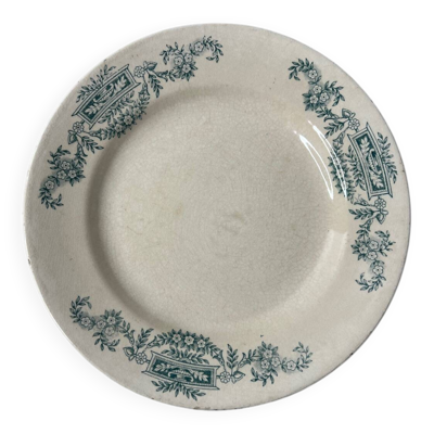 Assiette plate Longchamp Lutèce