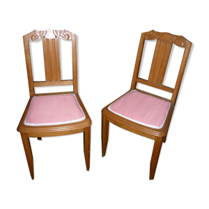 Paire de chaises art-déco,
