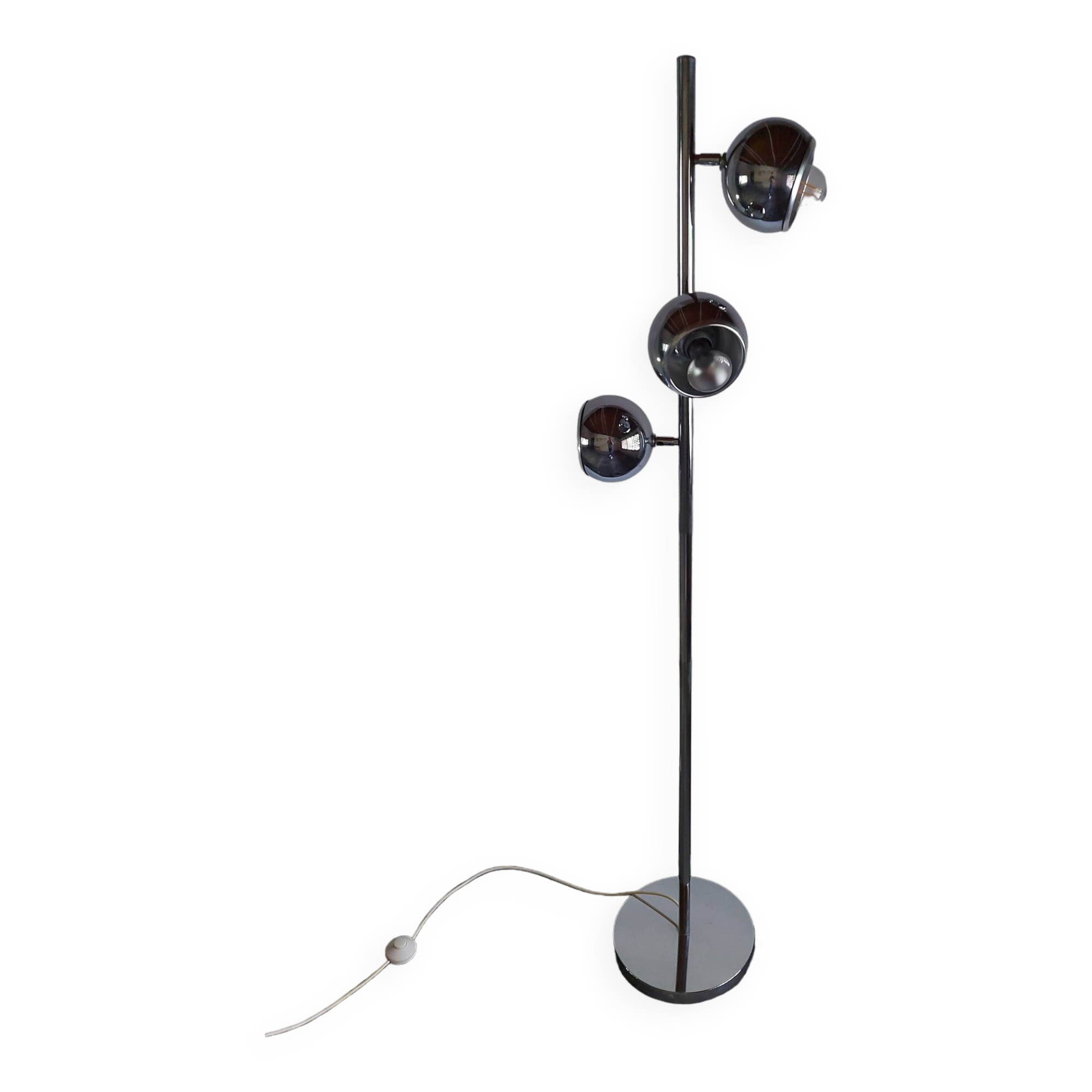 Lampadaire spot eyeball années 1960