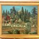 Sublime Oil on Panel "Parc de Chambrun" in Nice Côte d'Azur