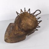 Masque en bronze
