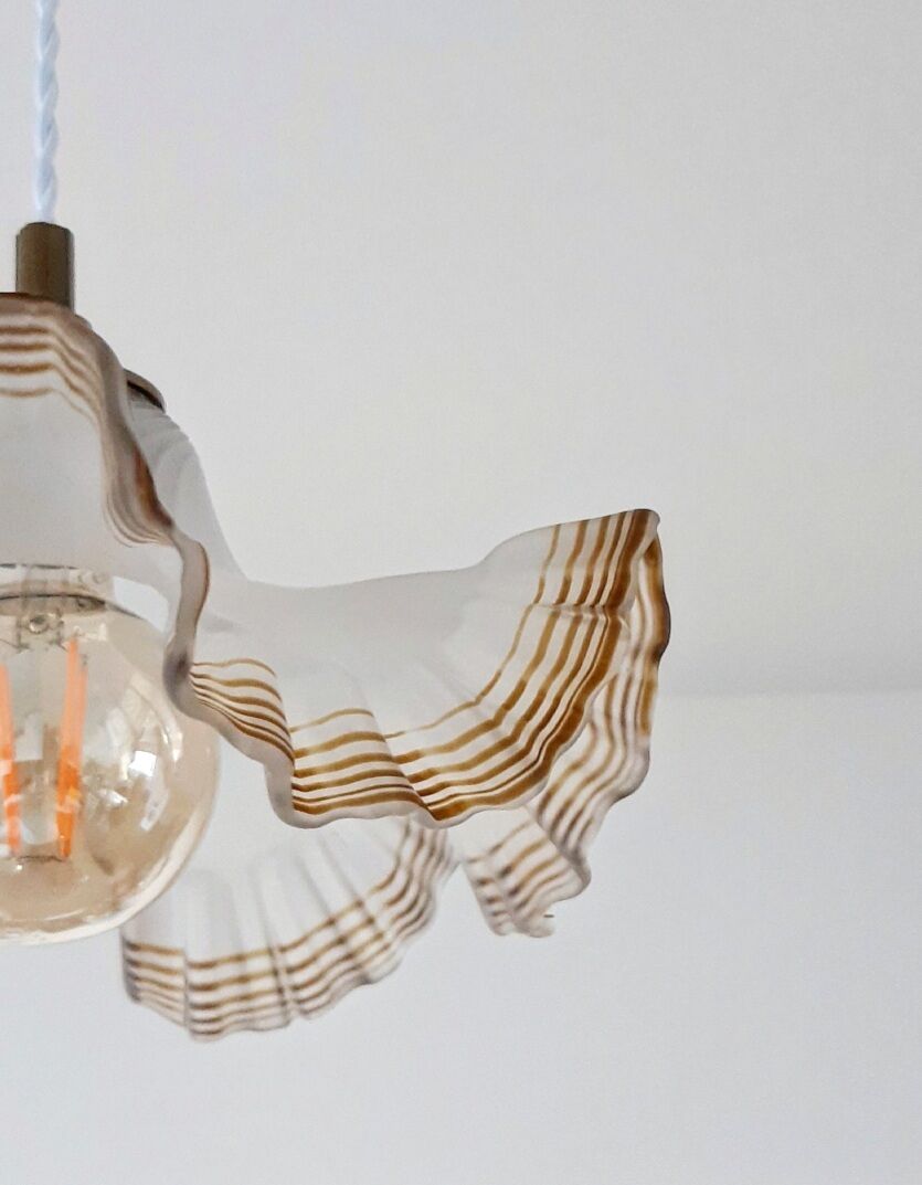 Vintage umbrella pendant lamp