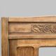 Art Deco bonnetière wardrobe from Paris in raw and solid oak.