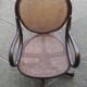 Armchair Curved wood THONET screw N° 1 , 1890 cannages