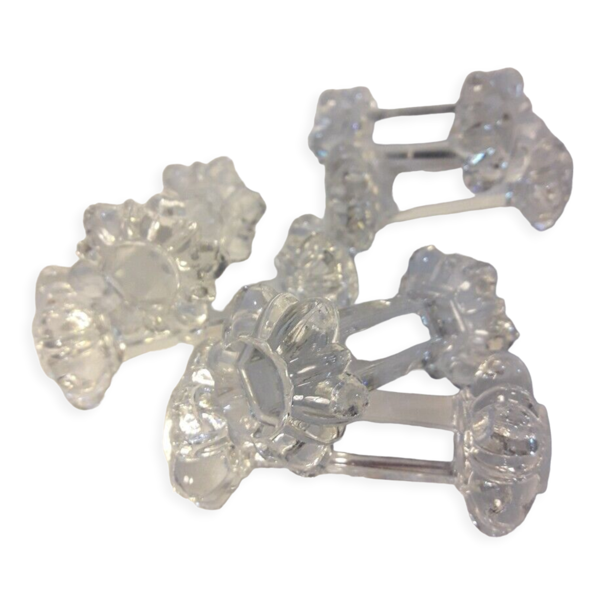 6 doors vintage glass knives