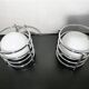 Pair of bedside lamp chrome 1970.