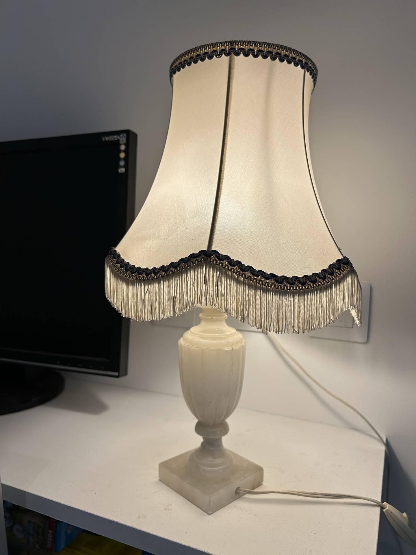 Alabaster table lamp
