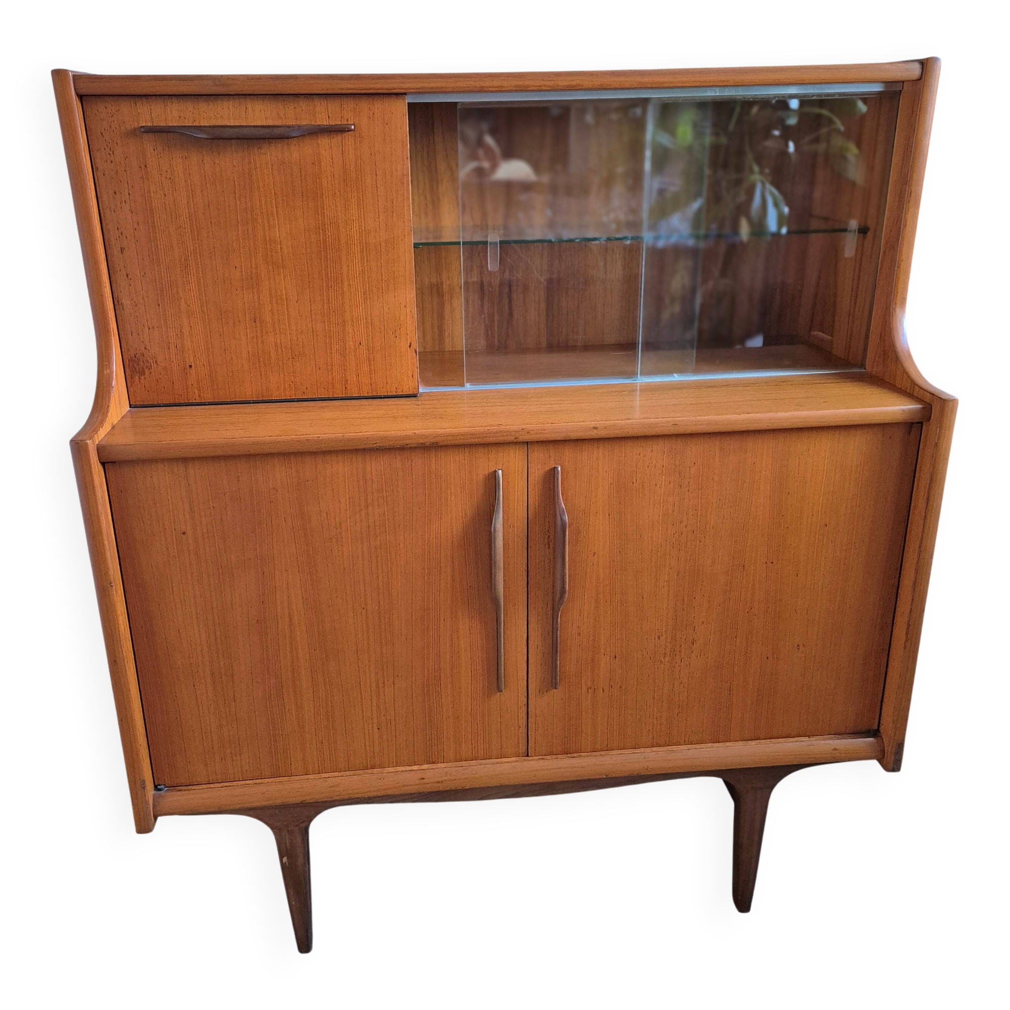 Scandinavian high buffet in teak