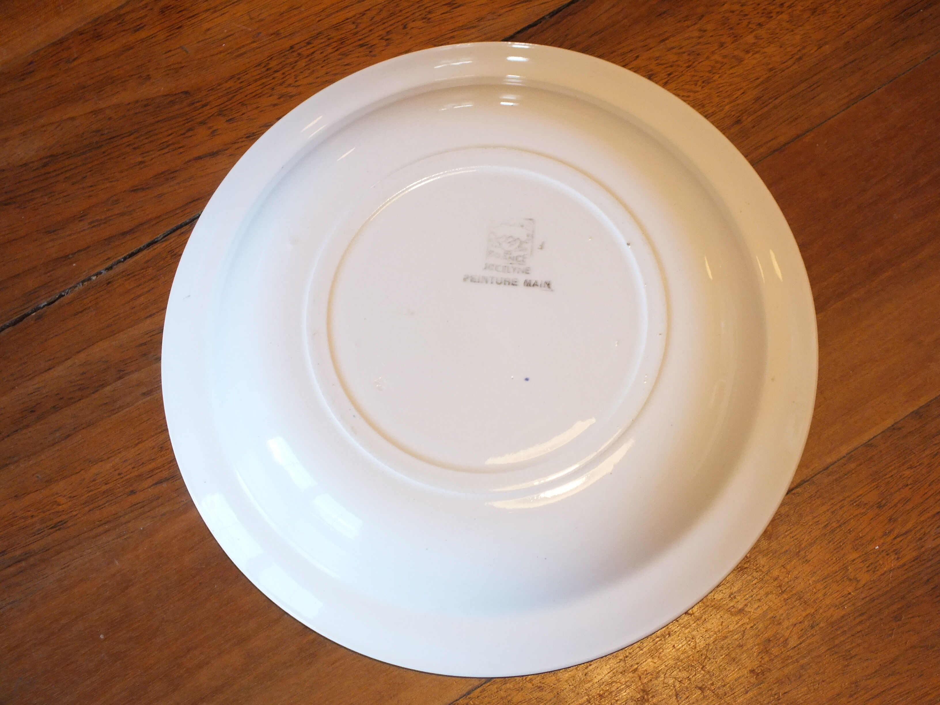 Hollow dish 50s Salins model Jocelyne - flowers