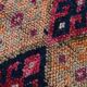 3x12 Red & Navy Blue Oushak Runner Rug, 83x352Cm