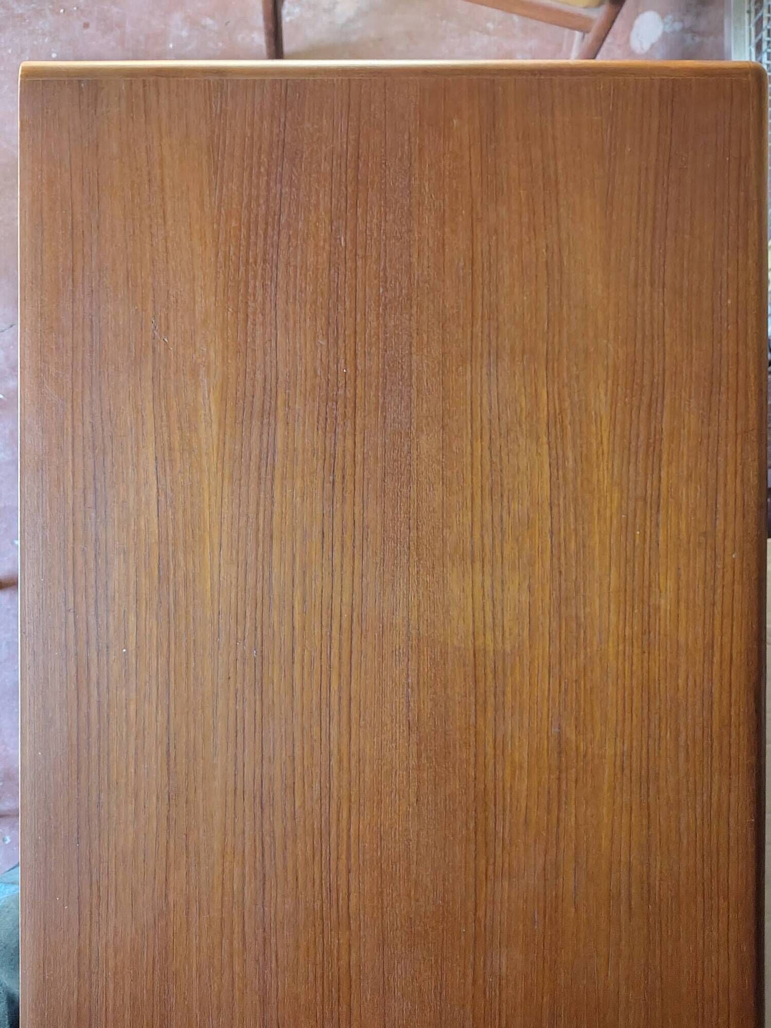 Buffet avec portes à volets roulants, danois, vintage, teck, produi par Dyrlund