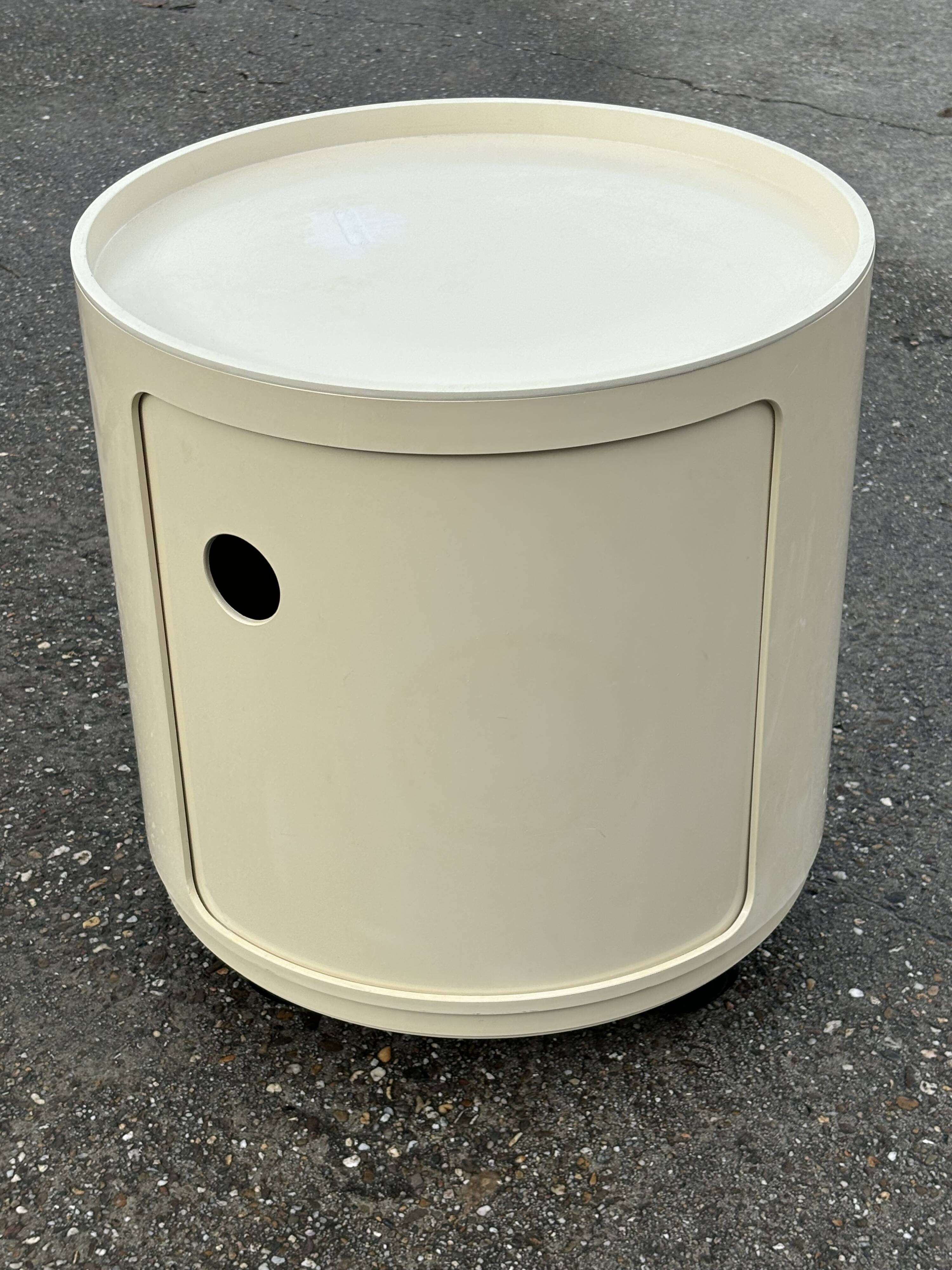 Vintage Componibili bedside tables by Anna Castelli for Kartell set of two