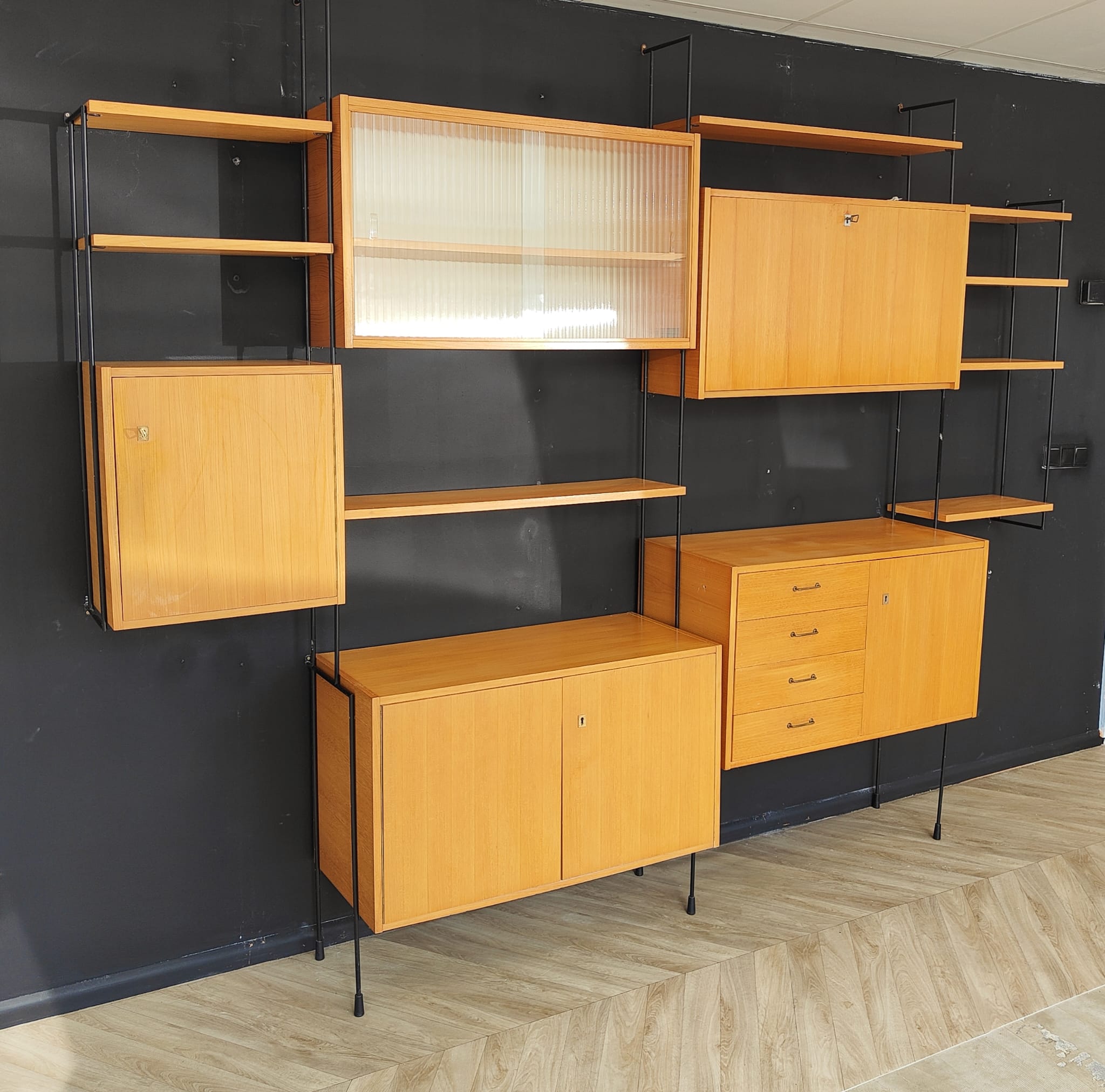 Mid century wall system | vintage - bookcase