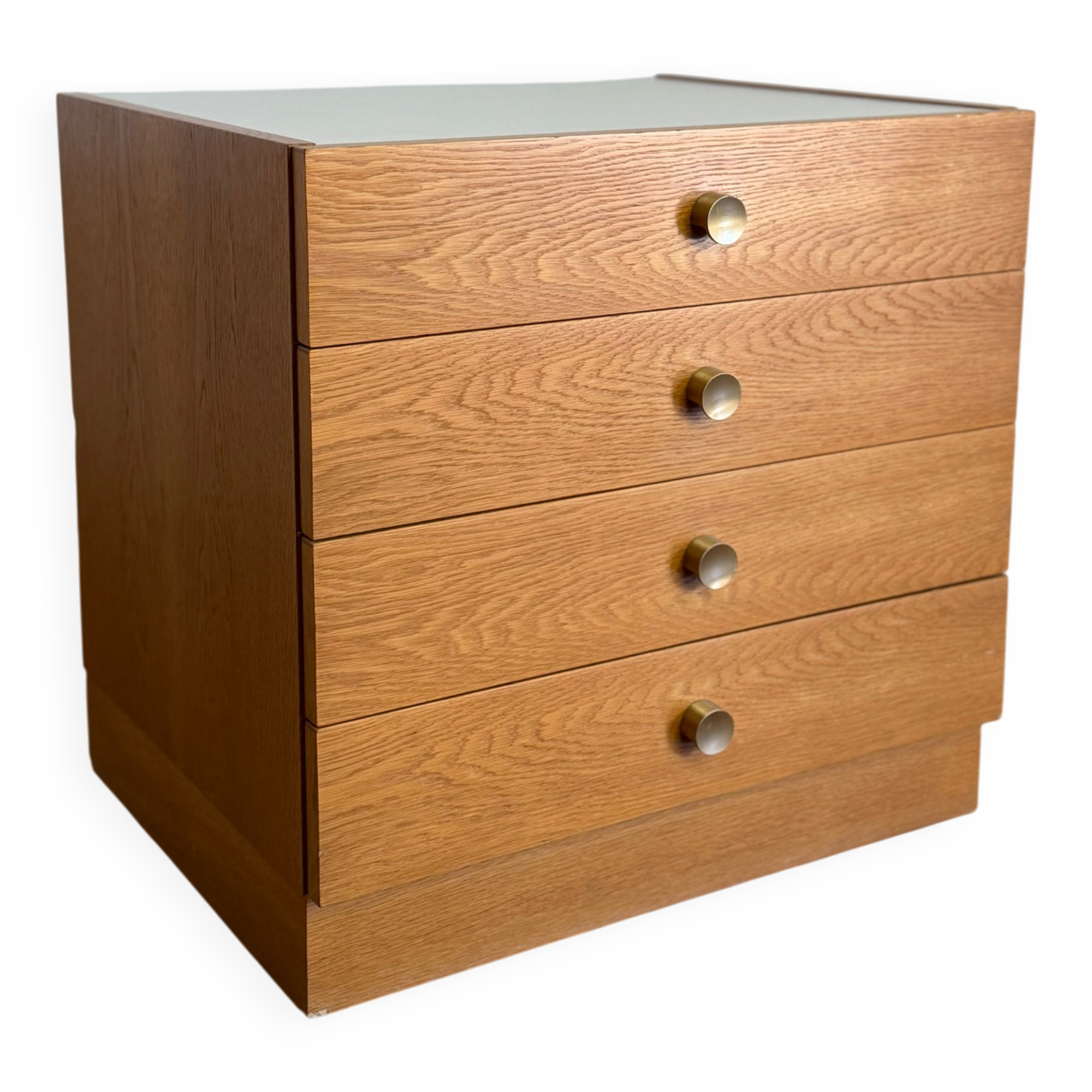 Caisson de bureau vintage à roulettes – 4 tiroirs