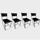 Set of 4 "spaghetti" chairs by Giandomenico Belotti for Alias