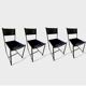 Lot de 4 chaises "spaghetti" par Giandomenico Belotti pour Alias