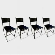 Set of 4 "spaghetti" chairs by Giandomenico Belotti for Alias