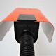 Office lamp targetti sankey metal orange vintage 70s