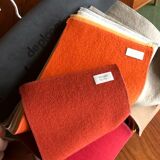 Set de 2 fauteuils Artifort Ben en tissu rouge brique Ploeg