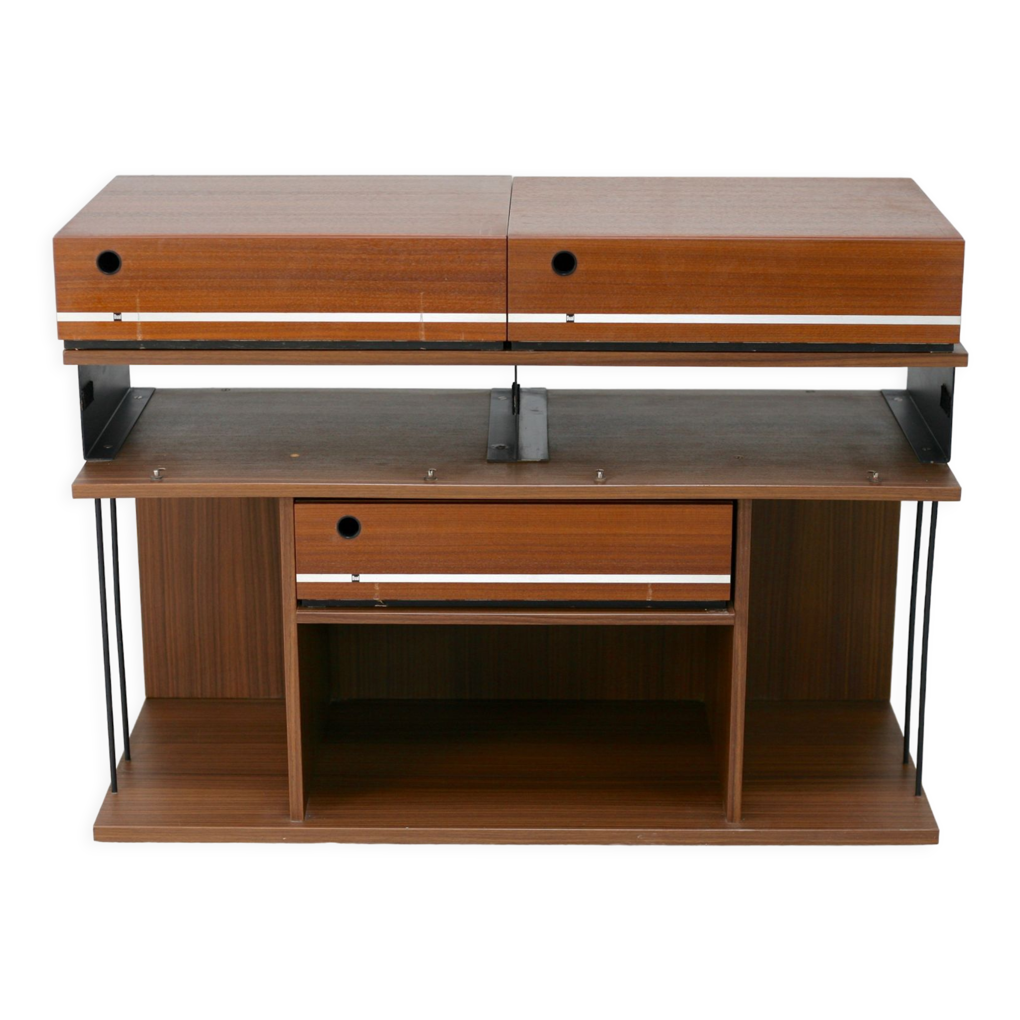 Dual furniture, hi-fi storage, circa 1970.
