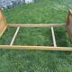 Bed 1 place wood and rattan