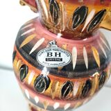 Vase H.Bequet décor Smyrne forme oiseau