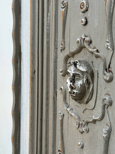 carved wooden wall decoration