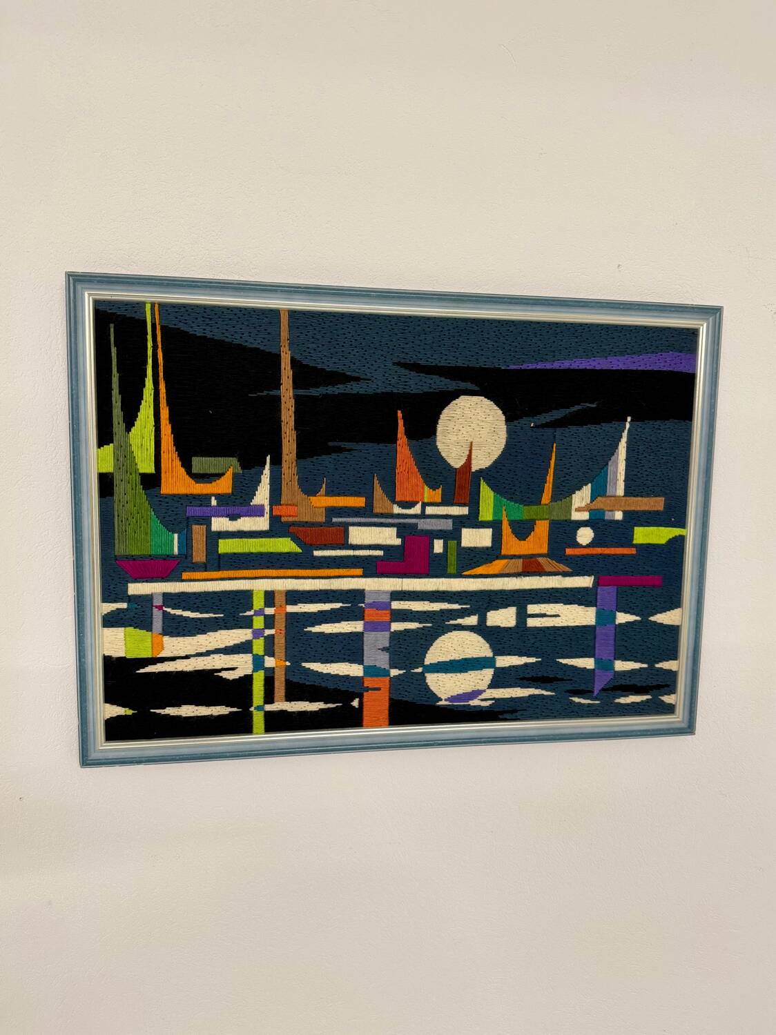 60s canvas design / vintage tapestry colours