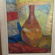 Swedish Oil on Canvas – “Vase”  by Britta Ringvall