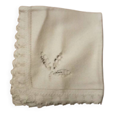 Set of rectangular tablecloth and napkins with lace pattern
