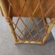 Bureau et sa chaise en rotin