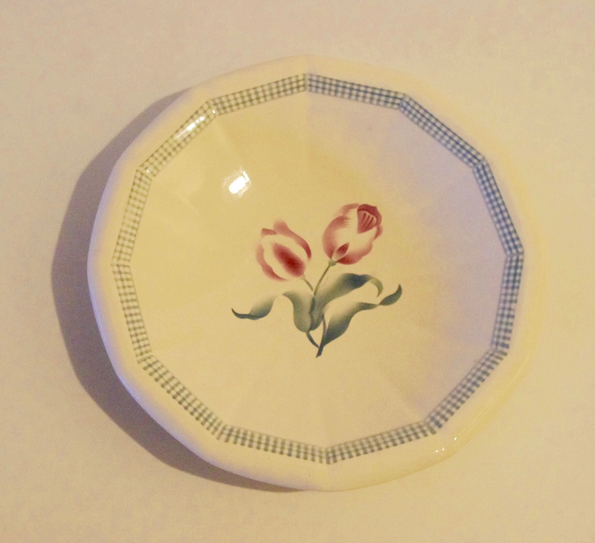 Round dish Digoin Sarreguemines