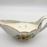 Candles "Saucière" for a shabby chic decoration