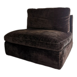 Vintage velvet brown driver, Steiner design 1970