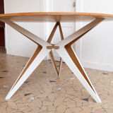 Tripod round dining table