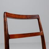 Arne Vodder model 430 dining chairs rosewood Sibast Mobler Denmark 1960