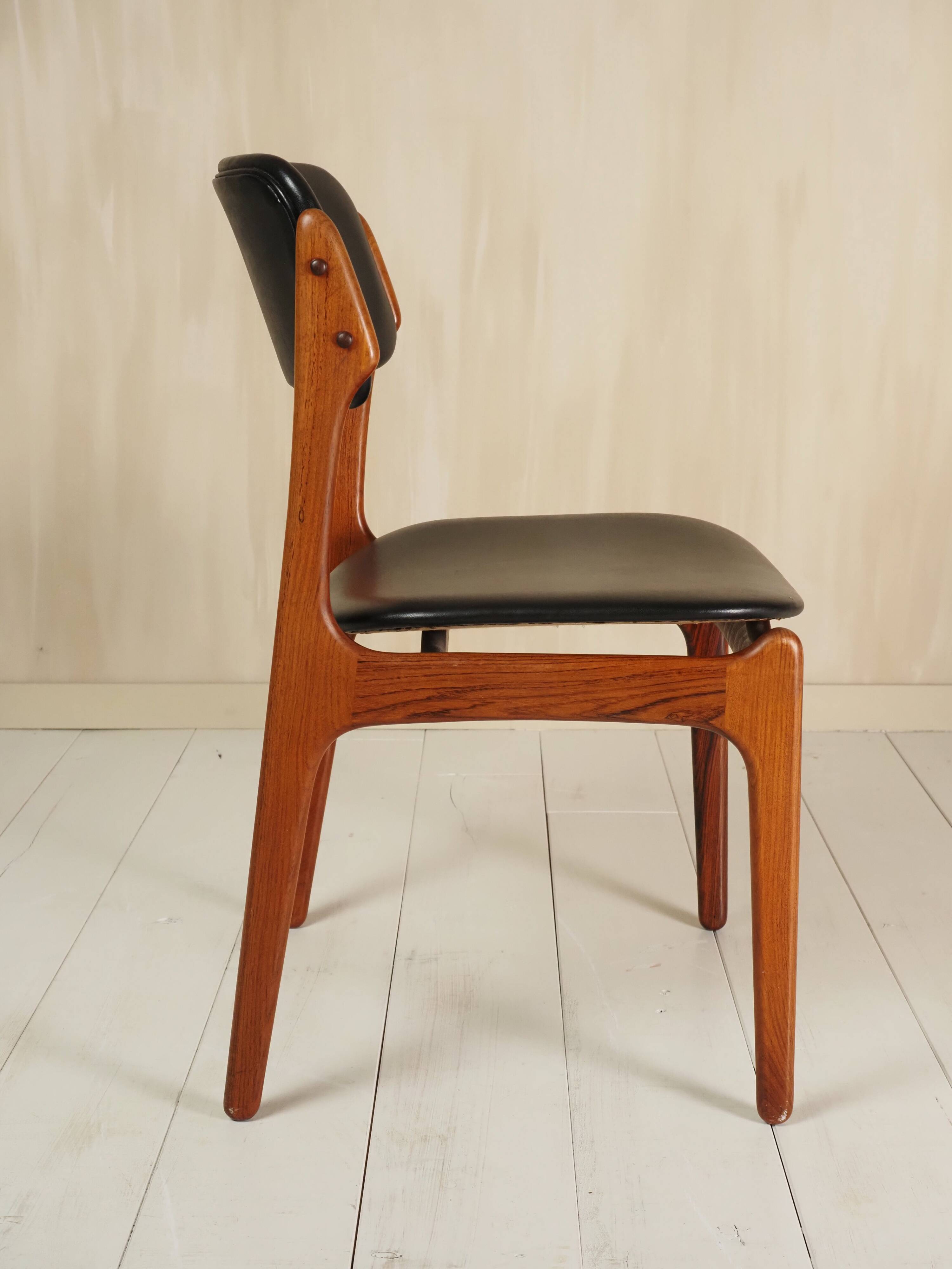 Model 49 dining chairs by Erik Buck for OD Møbler, 1960s
