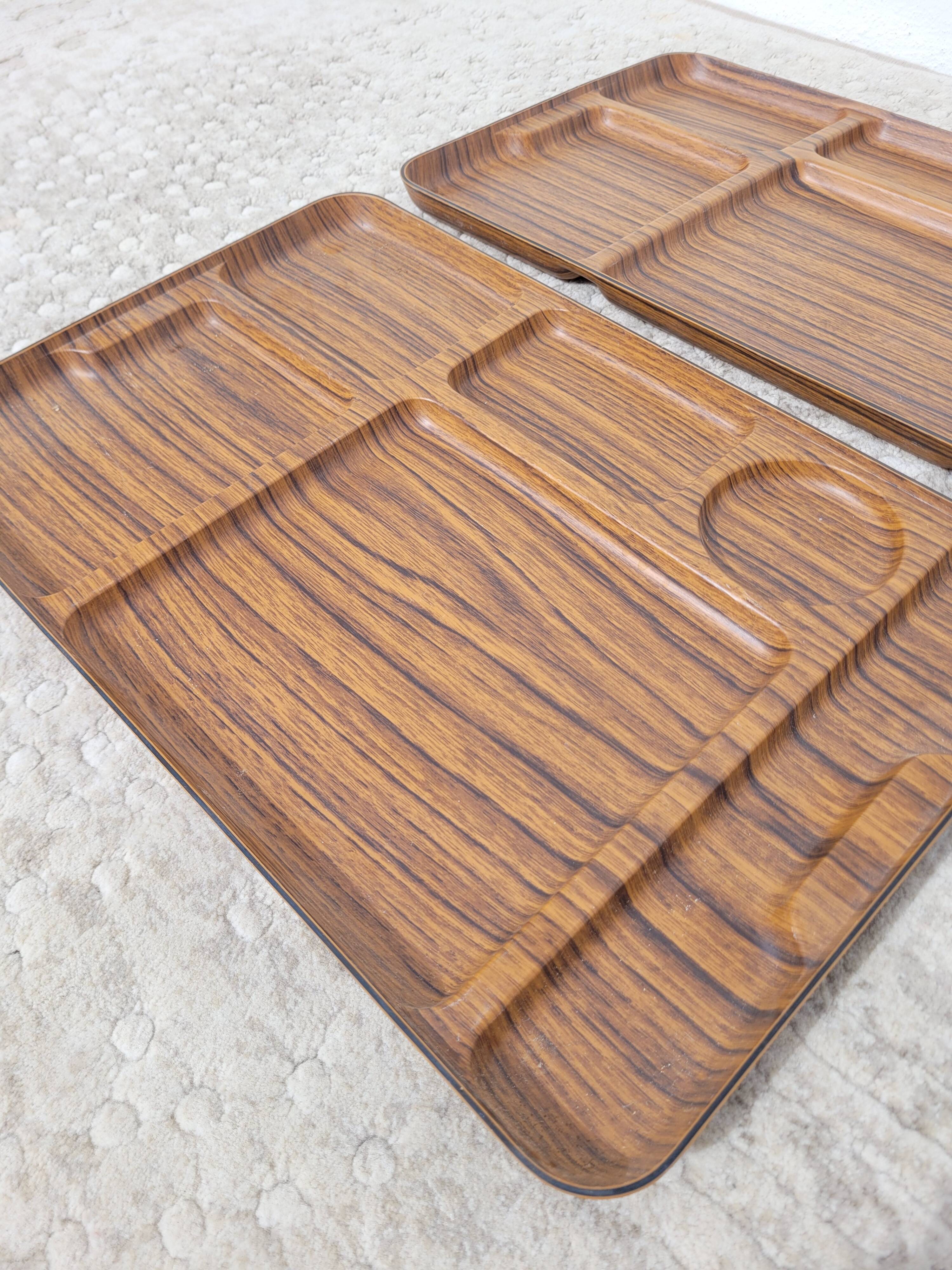Pair of vintage Caleppio trays Italy 1970s