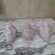 Set of 3 stone garden birds