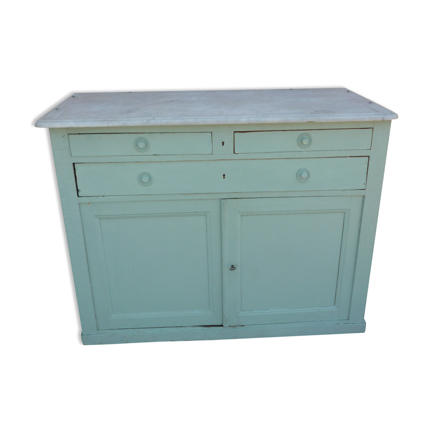 Ancient buffet with marble