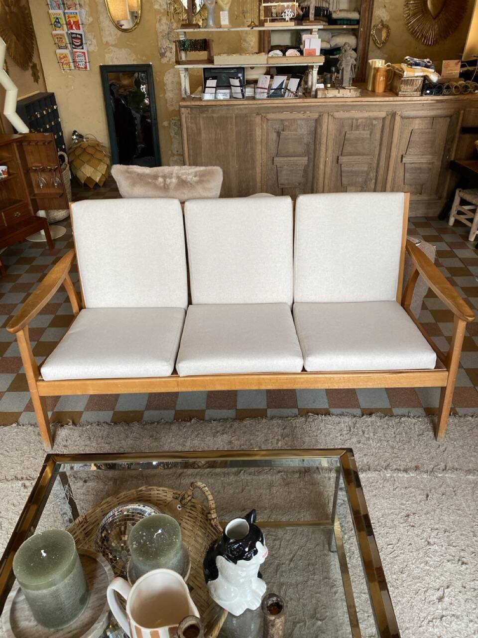 Scandinavian bench, 1960s