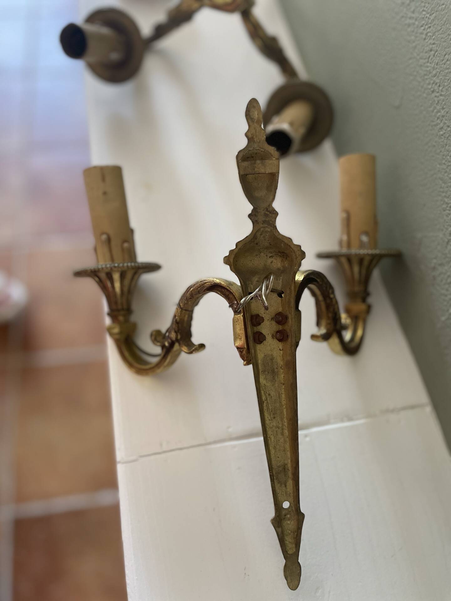 Napoleon style wall lights