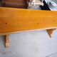 Banc d'intérieur bois massif