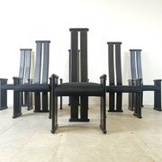 Chaises de salle à manger vintage post-modernes, années 1970