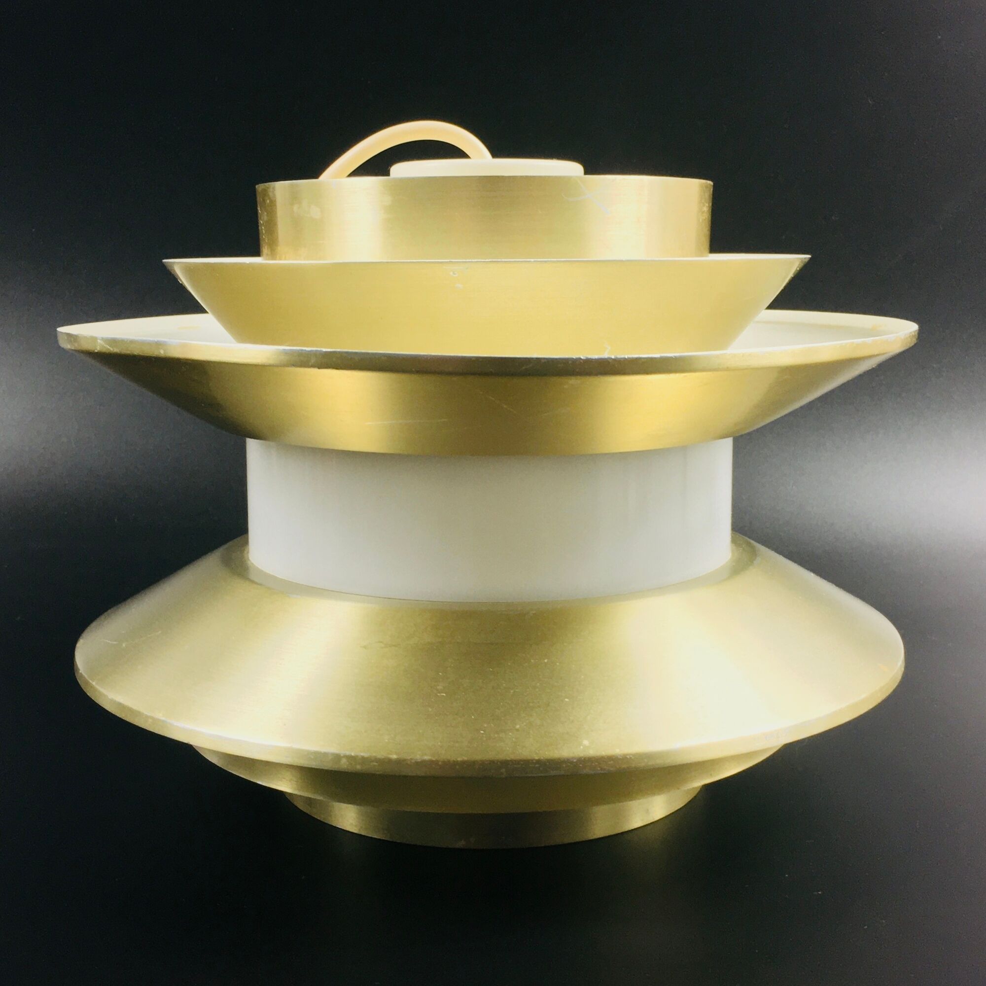 Mid-Century Labelled Trava Ceiling or Pendant Lamp by Carl Thore for Granhaga, Sweden, 1970s